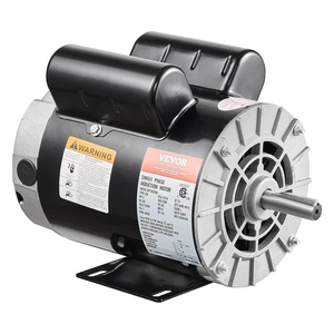 image:imageVEVOR 3HP Air Compressor Electric Motor 230V 155 Amps 56 Frame 3450RPM 58 Keyed Shaft 188 Shaft Length Single Phase CWCCW Rotation Factory Setting is CCW1