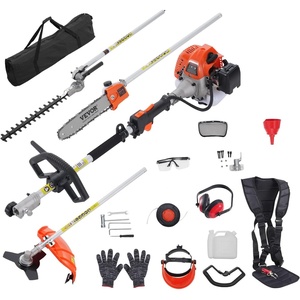 image:imageVEVOR Gas Hedge Trimmer 2 Cycle with Extension Pole 157inch 26cc Gas Powered Pole Hedge Trimmer with Dual Sided Dual Action Blade Great for Trimming Shrubs Bushes wEPA CE and EMC Certification26cc1