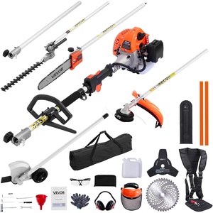 image:imageVEVOR Gas Hedge Trimmer 2 Cycle with Extension Pole 157inch 26cc Gas Powered Pole Hedge Trimmer with Dual Sided Dual Action Blade Great for Trimming Shrubs Bushes wEPA CE and EMC Certification26 cc1