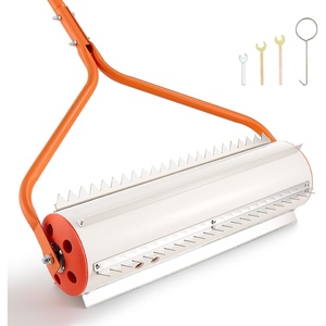 image:imageVEVOR Lake Weed Roller 141 ft Stainless Steel Lake amp Pond Weed Removal Tool Muck Razer Aquatic amp Sludge Tiller Rid Roots and Muck Buildup 6 Preassembled Stainless Steel Blades 4 Aluminum Handles18ft