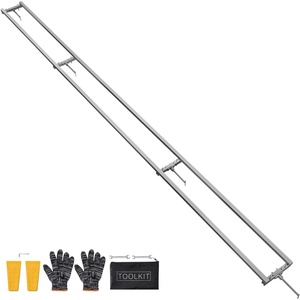 image:imageVEVOR Rail Mill Guide System 9 ft 4 Crossbar Kits Aluminum Adjustable Saw Milling Rails System Work with Chainsaw Mills for Builders and Woodworkers12 ft