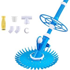 image:imageVEVOR Suction Pool Cleaner Automatic Pool Vacuum Cleaner Suction Side Automatic Pool Cleaner Suction Vacuum Pool Sweeper with 12 Hoses for Inground Pool and AboveGround Pool Up to 20 x 35 ft