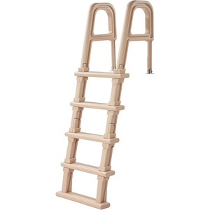 image:imageVEVOR Swimming Pool Ladder 75Inclined 5Step Double Handrails Stair NonSlip Heavy Duty Steps Load Capacity 300 lb for 4854 in Inground amp AboveGround Pools of Any Deck Surface Indoor amp OutdoorTaupe