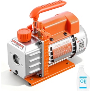 image:imageVEVOR Vacuum Pump 35 CFM 14 HP HVAC Single Stage Rotary Vane AC Vacuum Pump for R134a R22 R410a Systems 4 Pole Motor for Automotive Air Conditioner Maintenance Resin Degassing Oil Included