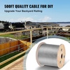 image:imageMophorn Stainless Steel Cable Railing 18 x 500ft Wire Rope 316 Marine Grade Braided Aircraft Cable 7x7 Strands Construction for DeckRailBalustersStairHandrailPorchFence18