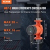 image:imageVEVOR 007E2F2 High Efficiency Circulator Pump42W 16 GPM Recirculating Pump EMC Automatic Hot Water Circulation Pump 1 NPT Flange Circulator for Home Water Heater System
