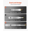 image:imageVEVOR 1 Pair Full Extension Drawer Slides 18 20 22 28 30 32 36 38 40 44 48 52 56 60 in 500 lbs Load Capacity Locking Drawer Slides Ball Bearing with Lock Side Mount Drawer Slide Rail
