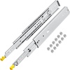 image:imageVEVOR 1 Pair Full Extension Drawer Slides 18 20 22 28 30 32 36 38 40 44 48 52 56 60 in 500 lbs Load Capacity Locking Drawer Slides Ball Bearing with Lock Side Mount Drawer Slide Rail30 Inch