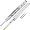 image:imageVEVOR 1 Pair Full Extension Drawer Slides 18 20 22 28 30 32 36 38 40 44 48 52 56 60 in 500 lbs Load Capacity Locking Drawer Slides Ball Bearing with Lock Side Mount Drawer Slide Rail40 inch