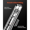 image:imageVEVOR 1 Pair Full Extension Drawer Slides 18 20 22 28 30 32 36 38 40 44 48 52 56 60 in 500 lbs Load Capacity Locking Drawer Slides Ball Bearing with Lock Side Mount Drawer Slide Rail