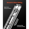 image:imageVEVOR 1 Pair Full Extension Drawer Slides 18 20 22 28 30 32 36 38 40 44 48 52 56 60 in 500 lbs Load Capacity Locking Drawer Slides Ball Bearing with Lock Side Mount Drawer Slide Rail60 Inch