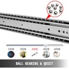 image:imageVEVOR 1 Pair Full Extension Drawer Slides 18 20 22 28 30 32 36 38 40 44 48 52 56 60 in 500 lbs Load Capacity Locking Drawer Slides Ball Bearing with Lock Side Mount Drawer Slide Rail30 Inch