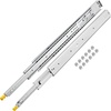 image:imageVEVOR 1 Pair Full Extension Drawer Slides 18 20 22 28 30 32 36 38 40 44 48 52 56 60 in 500 lbs Load Capacity Locking Drawer Slides Ball Bearing with Lock Side Mount Drawer Slide Rail38 inch