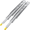 image:imageVEVOR 1 Pair Full Extension Drawer Slides 18 20 22 28 30 32 36 38 40 44 48 52 56 60 in 500 lbs Load Capacity Locking Drawer Slides Ball Bearing with Lock Side Mount Drawer Slide Rail24 Inch