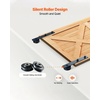 image:imageVEVOR 10FT Sliding Barn Door Hardware Kit 330 LBS Weight Capacity Compatible with 60 Inches Max Width amp 138 to 134 Inches Thickness Single Sliding Barn Door Durable Track amp Jshape RollerBlackIshaped  Black