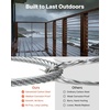 image:imageVEVOR 18 Stainless Steel Cable Railing Kit 600 FT 316 Marine Aircraft Cable With Cutter and Gloves 1600 lbs Breaking Strength 7x7 Strands for Handrail Stair Decking Fence Outdoors14 Cable