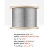 image:imageVEVOR 18 Stainless Steel Cable Railing Kit 600 FT 316 Marine Aircraft Cable With Cutter and Gloves 1600 lbs Breaking Strength 7x7 Strands for Handrail Stair Decking Fence Outdoors18 Cable