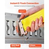 image:imageVEVOR 18PCS E Track Ratchet Strap 2 x 15ETrack Straps 4400 LBS Breaking Strength Polyester Webbing amp Spring Fitting amp Ratchets Durable TieDowns for Tires Motorcycles Trailers Loads Yellow  4400 LBS Breaking Strength Polyester Webbing Spring Fitting amp Ratchets For Tires Motorcycles Trailers Loads Yellow2 x 15