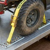 image:imageVEVOR 18PCS E Track Ratchet Strap 2 x 15ETrack Straps 4400 LBS Breaking Strength Polyester Webbing amp Spring Fitting amp Ratchets Durable TieDowns for Tires Motorcycles Trailers Loads Yellow  4400 LBS Breaking Strength Polyester Webbing Spring Fitting amp Ratchets For Tires Motorcycles Trailers Loads Yellow2 x 15
