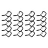 image:imageVEVOR 20 PCS QHanger Hooks 217 in Q Hanger String Light Hooks Outdoor Heavy Duty Outdoor Screw Hooks with Security Buckle for Hanging Outdoor String Lights Christmas Lights Cups Decors Black
