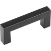 image:imageVEVOR 30 Pack Black Cabinet Pulls 503in  128mm Center to Center Kitchen Cabinet Drawer Rust and ScratchResistant Hardware Stainless Steel Door Handles for Kitchen Bathroom Bar Hardware Matte3 inch Hole Centers76mm