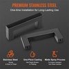 image:imageVEVOR 30 Pack Black Cabinet Pulls 503in  128mm Center to Center Kitchen Cabinet Drawer Rust and ScratchResistant Hardware Stainless Steel Door Handles for Kitchen Bathroom Bar Hardware Matte3 inch Hole Centers76mm