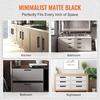 image:imageVEVOR 30 Pack Black Cabinet Pulls 503in  128mm Center to Center Kitchen Cabinet Drawer Rust and ScratchResistant Hardware Stainless Steel Door Handles for Kitchen Bathroom Bar Hardware Matte63 inch Hole Centers160mm