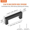 image:imageVEVOR 30 Pack Black Cabinet Pulls 503in  128mm Center to Center Kitchen Cabinet Drawer Rust and ScratchResistant Hardware Stainless Steel Door Handles for Kitchen Bathroom Bar Hardware Matte3 inch Hole Centers76mm