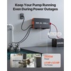 image:imageVEVOR 3000W Sump Pump Battery Backup System LCD Display Auto Switches to Battery Inverter Power for Sump Pump Pure Sine Wave for Basement Protection Emergency and Power Outage Battery Not Include2500W