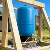image:imageVEVOR 30Gallon Vertical Well Pressure Tank PreCharged Pressurized Water Tank for Well Pumps HeavyDuty Carbon Steel Water Storage Container for Home School Farm amp Irrigation Systems169 x 169 x 317 in