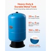 image:imageVEVOR 30Gallon Vertical Well Pressure Tank PreCharged Pressurized Water Tank for Well Pumps HeavyDuty Carbon Steel Water Storage Container for Home School Farm amp Irrigation Systems169 x 169 x 317 in