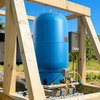 image:imageVEVOR 30Gallon Vertical Well Pressure Tank PreCharged Pressurized Water Tank for Well Pumps HeavyDuty Carbon Steel Water Storage Container for Home School Farm amp Irrigation Systems197 x 197 x 417 in