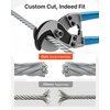 image:imageVEVOR 316 T304 Stainless Steel Cable 250FT 3700 LBS Breaking Strength Cable Railing System Wire Rope Aircraft Deck Railing Kit Fence Wire14 Cable