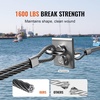image:imageVEVOR 316 T304 Stainless Steel Cable 250FT 3700 LBS Breaking Strength Cable Railing System Wire Rope Aircraft Deck Railing Kit Fence Wire18 Black