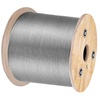 image:imageVEVOR 316 T304 Stainless Steel Cable 250FT 3700 LBS Breaking Strength Cable Railing System Wire Rope Aircraft Deck Railing Kit Fence Wire316 T304