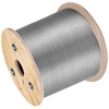 image:imageVEVOR 316 T304 Stainless Steel Cable 250FT 3700 LBS Breaking Strength Cable Railing System Wire Rope Aircraft Deck Railing Kit Fence Wire316 T304