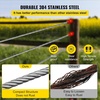 image:imageVEVOR 316 T304 Stainless Steel Cable 250FT 3700 LBS Breaking Strength Cable Railing System Wire Rope Aircraft Deck Railing Kit Fence Wire316 T304