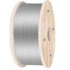 image:imageVEVOR 316 T304 Stainless Steel Cable 250FT 3700 LBS Breaking Strength Cable Railing System Wire Rope Aircraft Deck Railing Kit Fence Wire316 T316