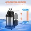 image:imageVEVOR 34 HP Submersible Sewage Pump Cast Iron Submersible Sump Pump Wearproof Cast Iron Construction with Tethered Float Switch 10 FT Power Cord05 HP