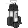 image:imageVEVOR 34 HP Submersible Sewage Pump Cast Iron Submersible Sump Pump Wearproof Cast Iron Construction with Tethered Float Switch 10 FT Power Cord05 HP