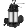 image:imageVEVOR 34 HP Submersible Sewage Pump Cast Iron Submersible Sump Pump Wearproof Cast Iron Construction with Tethered Float Switch 10 FT Power Cord05 HP