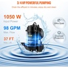 image:imageVEVOR 34 HP Submersible Sewage Pump Cast Iron Submersible Sump Pump Wearproof Cast Iron Construction with Tethered Float Switch 10 FT Power Cord075 HP