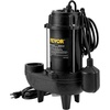 image:imageVEVOR 34 HP Submersible Sewage Pump Cast Iron Submersible Sump Pump Wearproof Cast Iron Construction with Tethered Float Switch 10 FT Power Cord075 HP