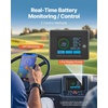 image:imageVEVOR 36V48V 105Ah Golf Cart Lithium Battery 3648 Volt Golf Cart Battery with 200A BMS LCD or Touch Monitor and Mobile APP LiFePO4 Battery with 600A Peak Current 4000 Cycles for Golf Carts36V Battery and Charger  Coldrolled Steel Casing