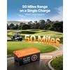 image:imageVEVOR 36V48V 105Ah Golf Cart Lithium Battery 3648 Volt Golf Cart Battery with 200A BMS LCD or Touch Monitor and Mobile APP LiFePO4 Battery with 600A Peak Current 4000 Cycles for Golf Carts48V Battery  ABS Casing