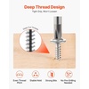 image:imageVEVOR 420 PCS Stainless Steel Self Drilling Screws Assortment Kit 8 amp 10 Sheet Metal Screws with Phillips Truss amp Hex Head 12 to 2 Inch Length for Metal Wood DIY