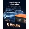 image:imageVEVOR 48V 105Ah Golf Cart Lithium Battery 48 Volt Golf Cart Battery with 200A BMS LCD Monitor and Mobile APP LiFePO4 Battery with 600A Peak Current 20A Charger and 4000 Cycles for Golf Carts