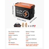 image:imageVEVOR 48V 512V 52AH Lithium Golf Cart Battery with 15A Charger Lifepo4 Battery Kit Builtin 100A BMS 4000 Cycles 2C Discharge Rate Bluetooth amp Mobile APP for Golf Carts Trolling Motors