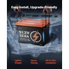 image:imageVEVOR 48V 512V 52AH Lithium Golf Cart Battery with 15A Charger Lifepo4 Battery Kit Builtin 100A BMS 4000 Cycles 2C Discharge Rate Bluetooth amp Mobile APP for Golf Carts Trolling Motors
