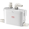 image:imageVEVOR 500W Macerator Pump 29 GPM Flow 26 ft8 m Head Macerator Sewerage Toilet Pump with 4 Water Inlets Waste Water Disposal Upflush Machine for Toilet Basement Shower Sink Laundry Bathtub500W Sink Sewage Pump